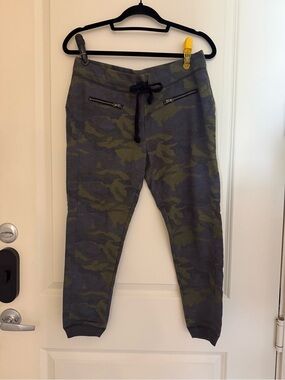 Olive and Charcoal Camo Jogger Sweatpants